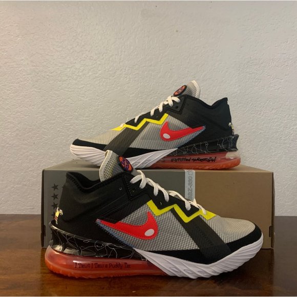 Nike Lebron 18 Low x Space Jam 'Sylvester x Tweety' CV7562-103 Men's Size 12.5